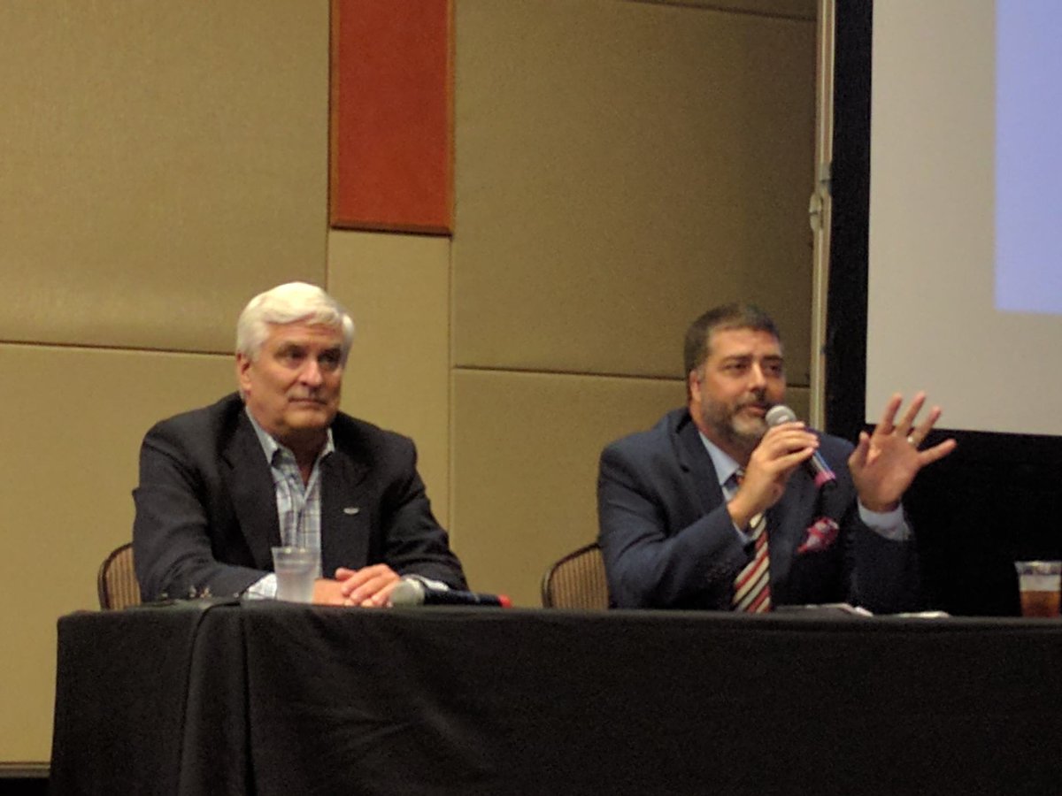 MPUAonline's tweet photo. Nick Brown of @SPPorg and @HillmanTodd of @miso_energy talking transmission at #mpua2016 https://t.co/ZIiN1QVK8s
