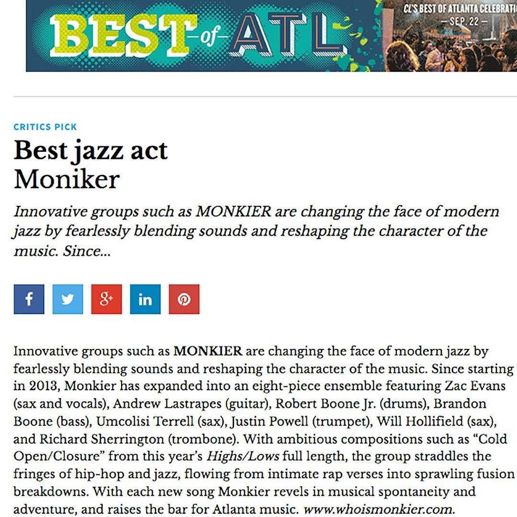 And the award for best jazz act goes to….@whoismonkier!!! We’ve enjoyed every moment of be… ift.tt/2cRq38r