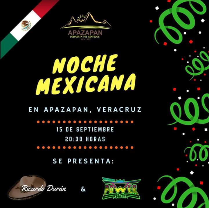 apazapeando's tweet photo. #Apazapeando celebra el #15DeSeptiembre con una Noche Mexicana de música ranchera, bebidas y comida #TeEsperamos https://t.co/Jw4TUnEU1F