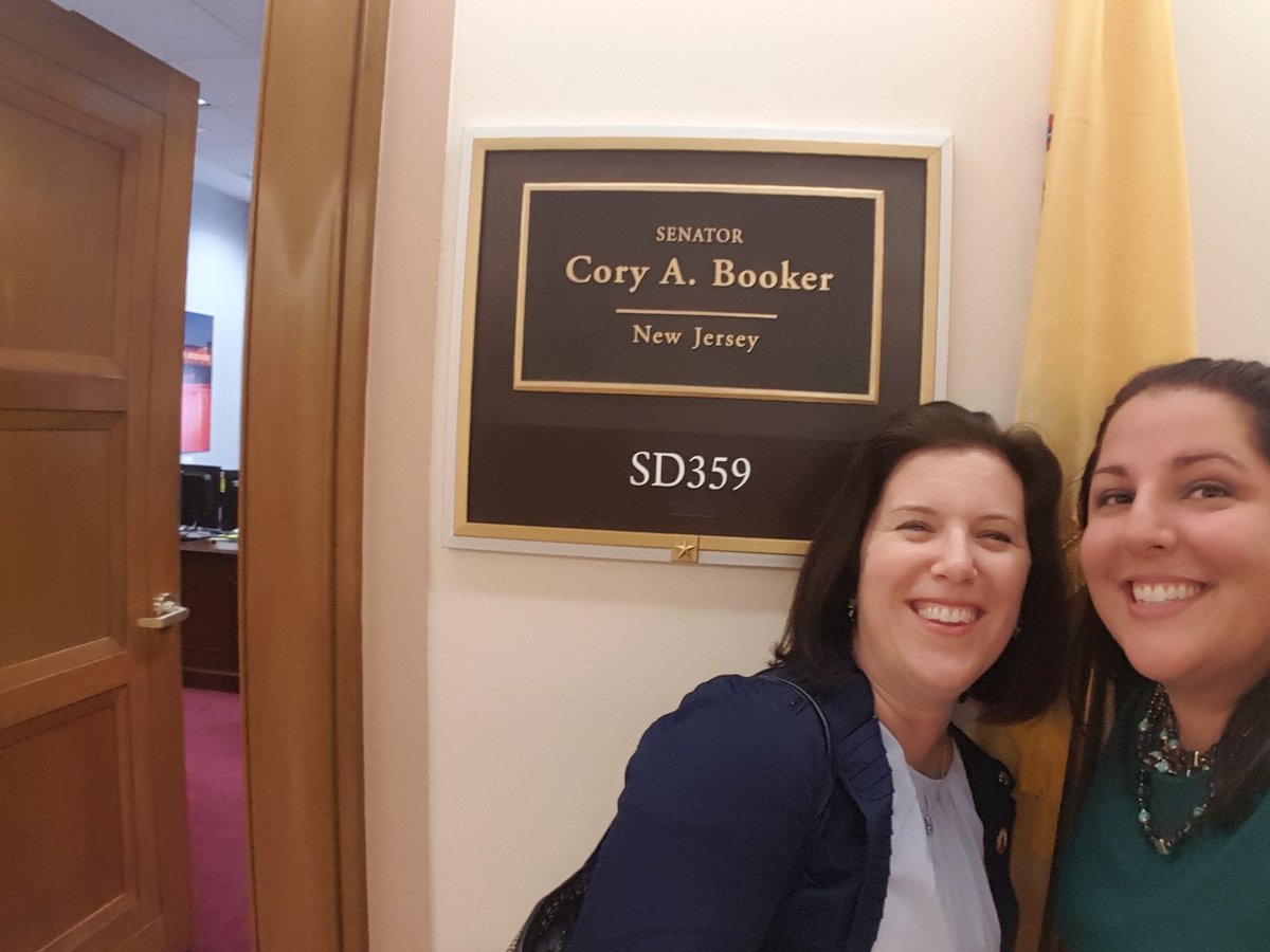 EricaFischer2's tweet photo. Special thanks to Will from the office of @CoryBooker for meeting with us and supporting our impt cancer initiatives https://t.co/yv9v5TF9Fk