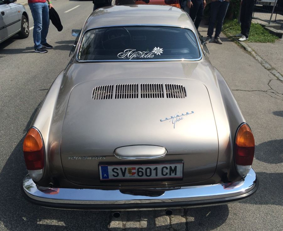 JohnClarkVW's tweet photo. Would you just look at this #classic -  #Volkswagen UK spotted this Karmann Ghia in Worthersee this year. #TBT https://t.co/eaPTBTXGF0