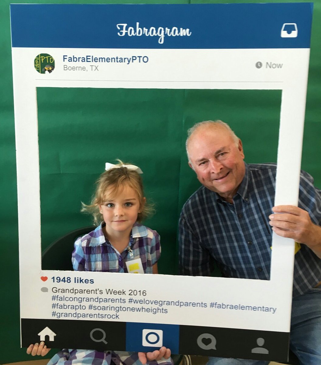 Celebrating #Grandparents week at #FabraElementary <a href="/BoerneISD/">Boerne ISD</a> #grandparentsrock #falcongrandparents