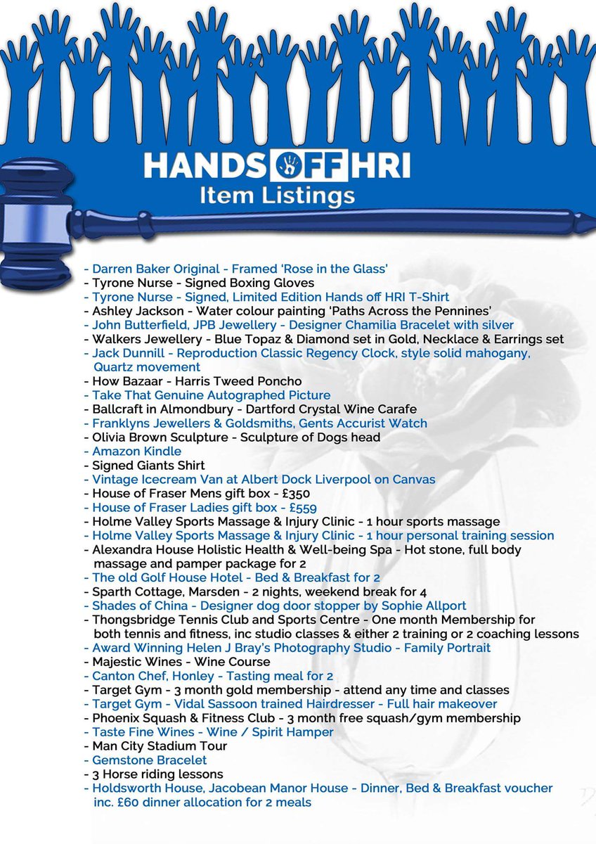 LetsSaveHRI's tweet photo. #HandsOffHRI are calling on businesses who would like to be a sponsor at our Auction. #HandsOffHRIHour https://t.co/74iXLRQX99