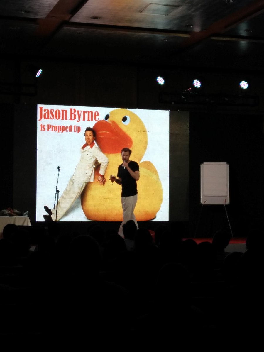 GD1AD's tweet photo. What an amazing show, Jason Byrne you rock @thejasonbyrne @TridentGurgaon https://t.co/ATxHsAQl8n