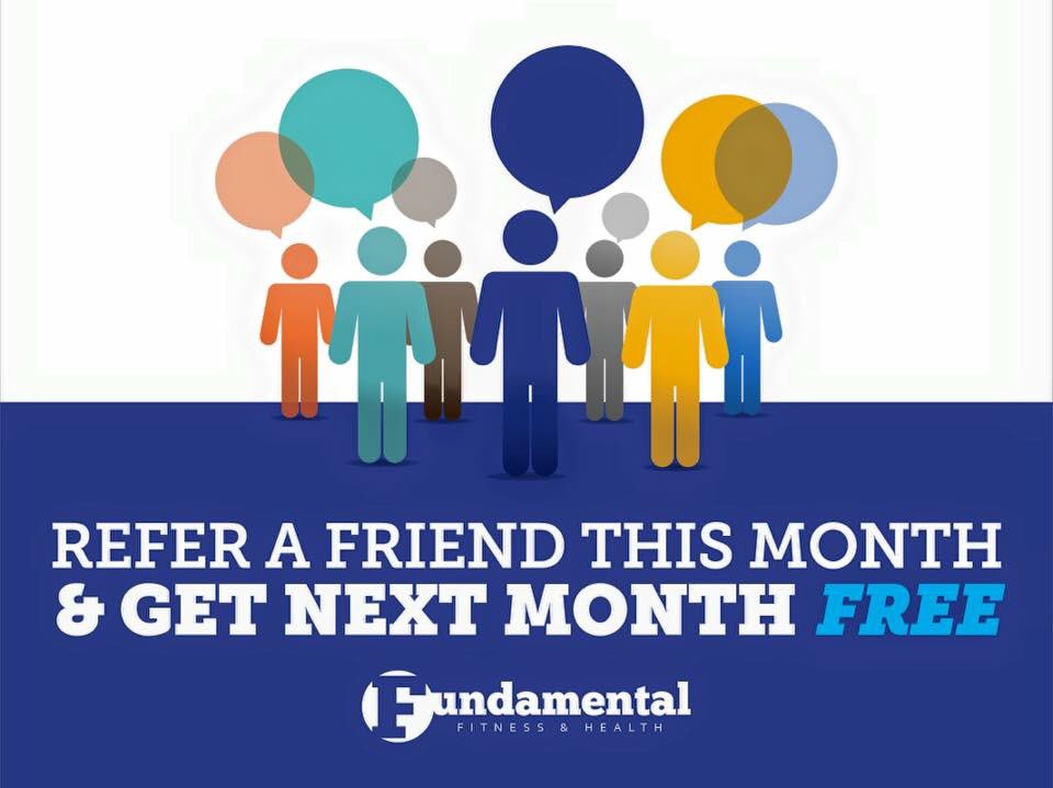 Fundamental_Fit's tweet photo. Refer a friend and receive a FREE month! Tag and share with your friends 😊 Opening 24 hours soon! 🙌🏻 https://t.co/P7AiAHndJW