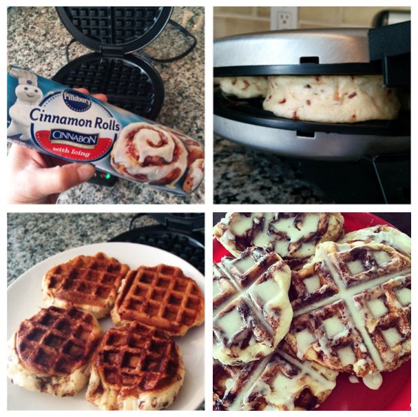 Cinnabon's tweet image. Boom. #CinnabonWaffles
