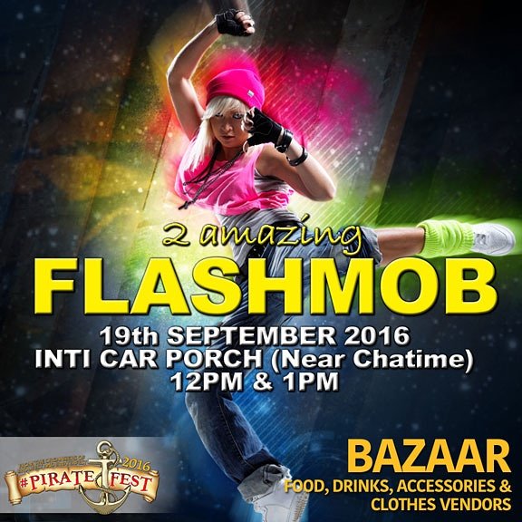 ICSINTISUBANG's tweet photo. Experience the most amazing FLASH MOB you have ever seen as they show you just how much fun #PIRATEFEST will be! https://t.co/uq8rQkoTlY