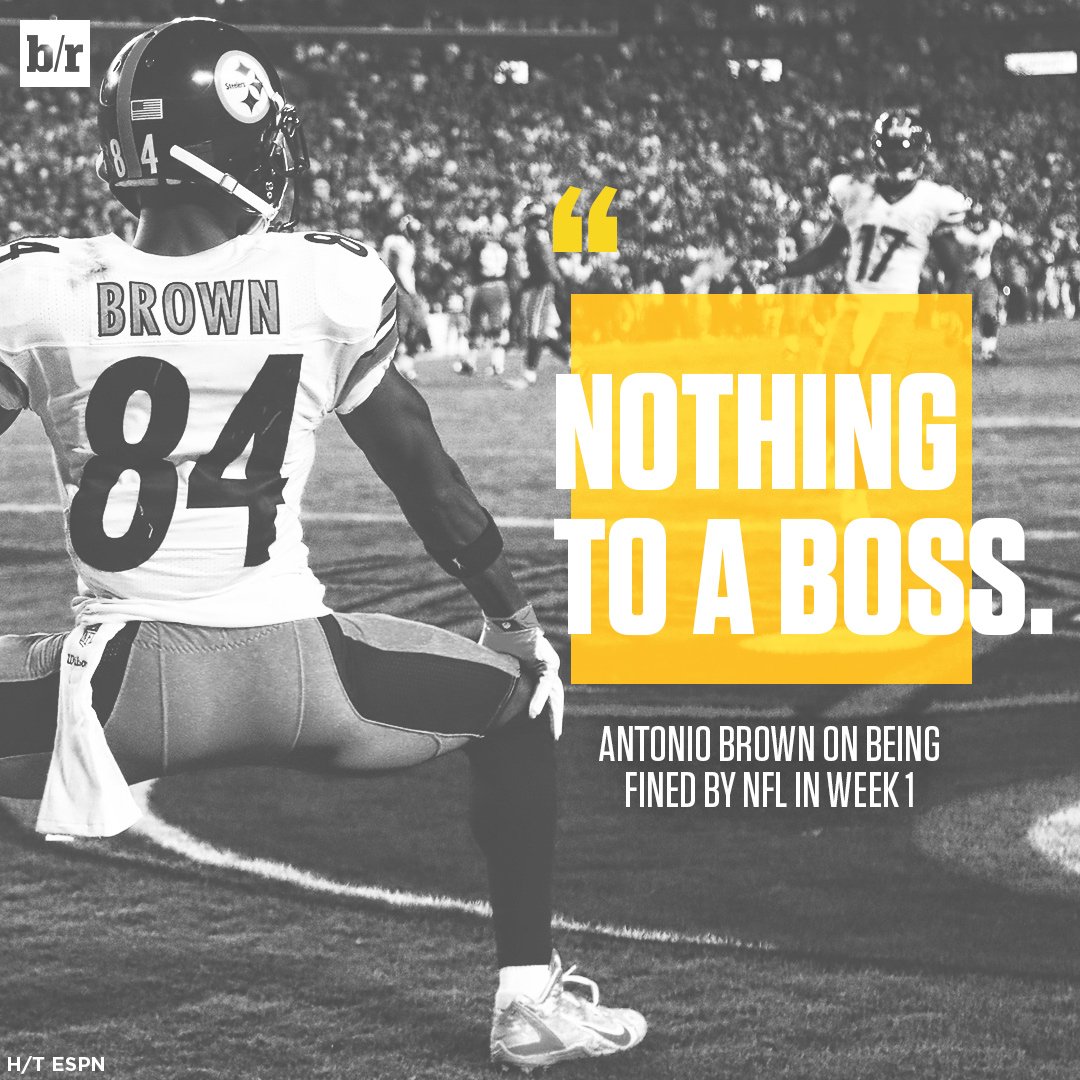 BleacherReport's tweet image. Keep on dancing, Antonio Brown.