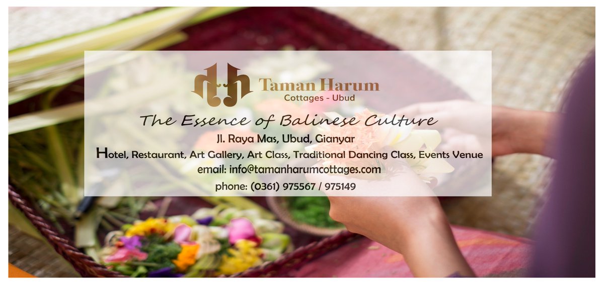 TamanHarum's tweet photo. Find the essence of Balinese culture at Taman Harum Cottages, Ubud. Direct book: https://t.co/oFKFzw82R1 #ttot #tni https://t.co/a1uiiGHvOf