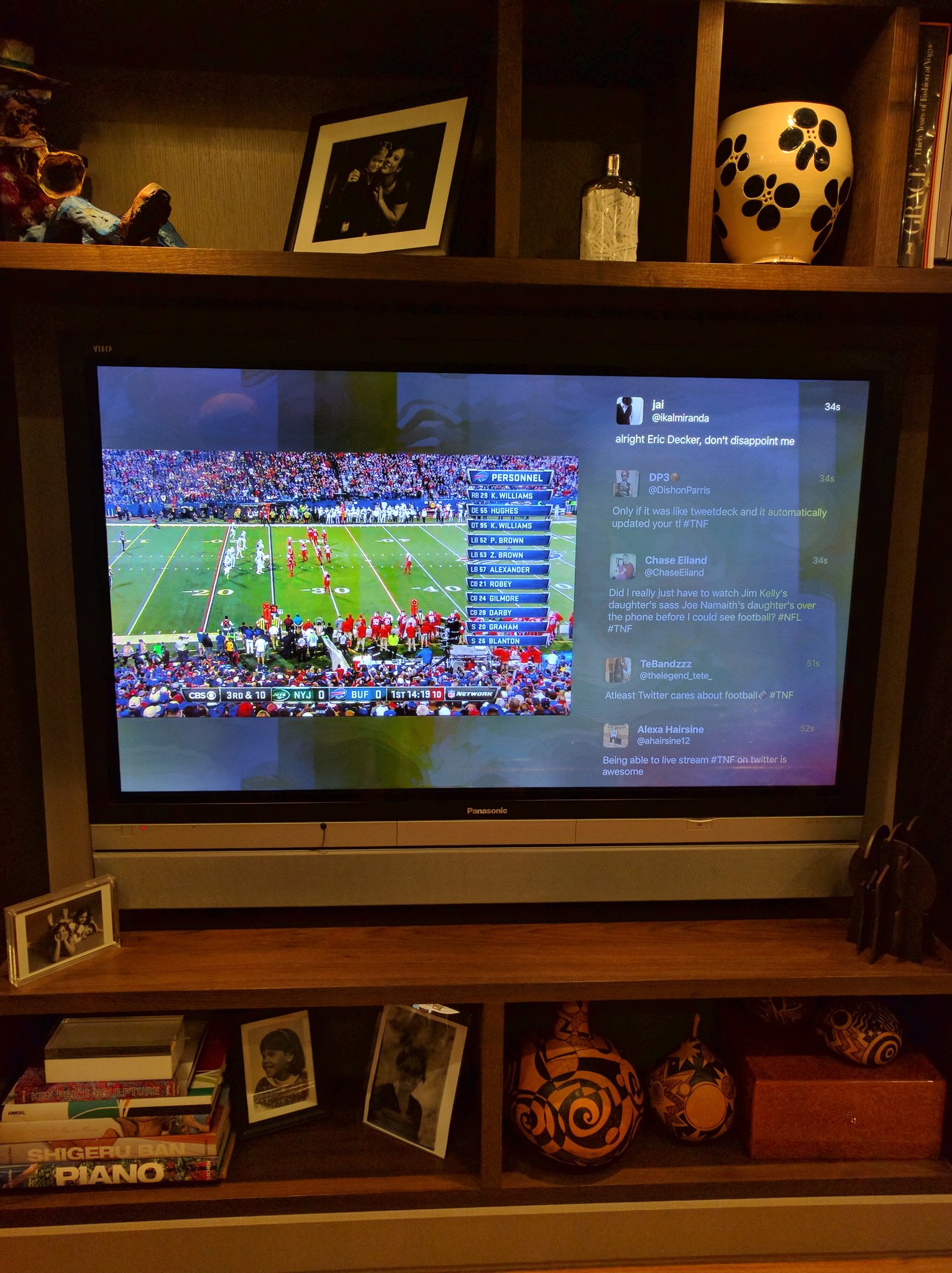 Fred Wilson on X Watching the game on Twitter on AppleTV with Tweets on the right side of the screen is nice https t AM5A4E9AXw X