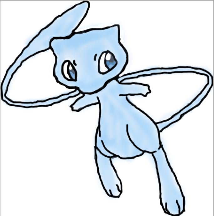 Toxicblasterz's tweet photo. @Ace_Unhacked You see.. I like mew so.. Yeah. ;) I just used mah Paint Tool Sai, nothing special. Wink wink. https://t.co/FplWUHA8Ae