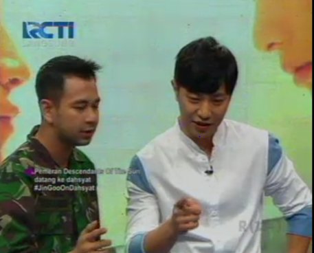 Salam hangat terdahSyat untuk keluarga Indonesia dari <a href="/actor_jingoo/">진구</a> nihh :D #JinGooOndahSyat