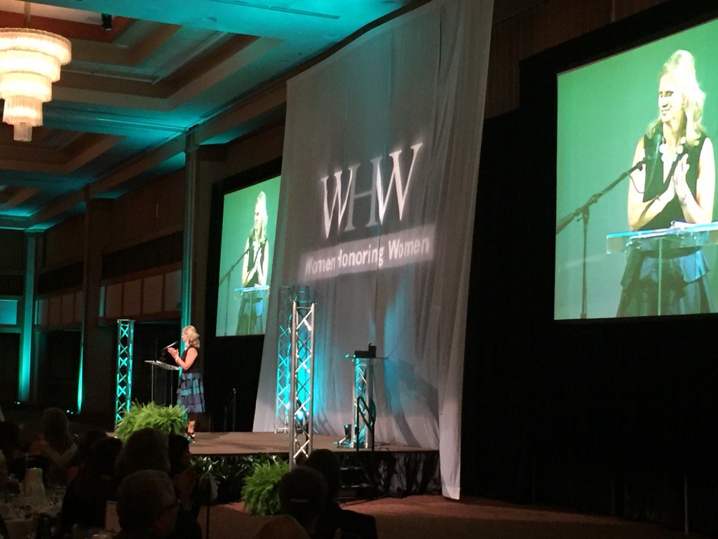 DavidPumpelly's tweet photo. Awesome to see my wife @dawnwpumpelly rock the house #whw2016 you were amazing! https://t.co/DkkhDdQ8Jt