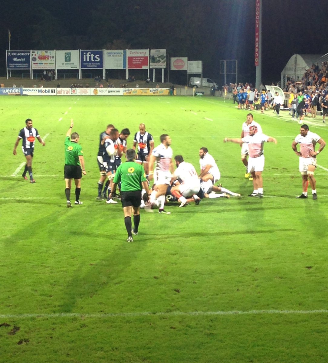 47FM's tweet photo. En mode essai !! #AllezAgen #SUABOPB #J4ProD2 Cc. @agen_rugby https://t.co/KFiNzUvBHM