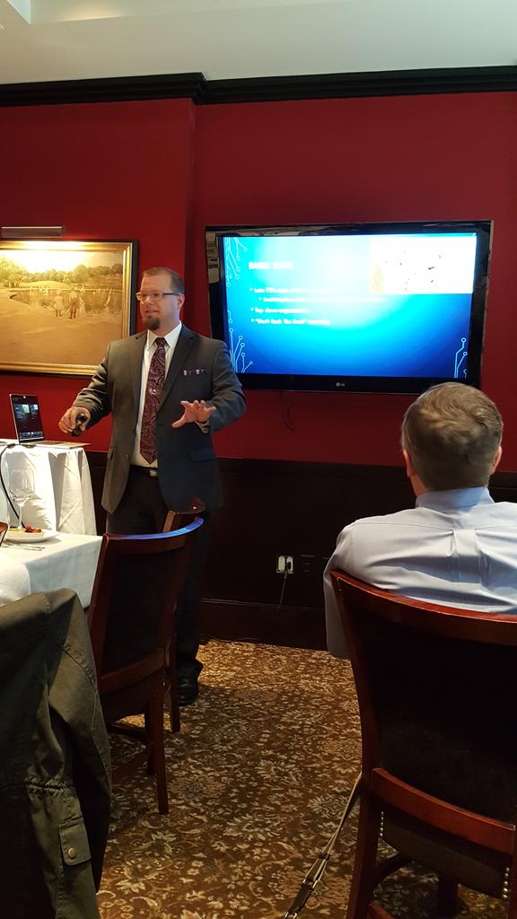 dwhynes's tweet photo. Thanks @BMCSoftware for allowing me a chance to present today. https://t.co/feVA9PcDVd