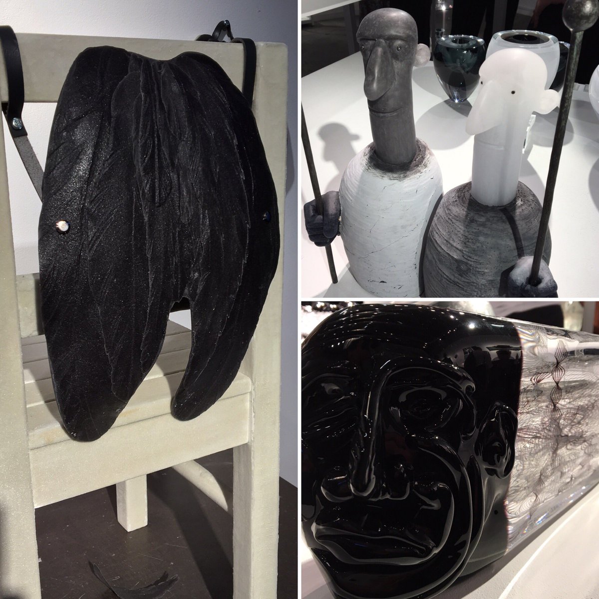 _WilliamJensen's tweet photo. Beautiful work @LDNglassblowing Black To White & Back Again #OpeningNight #BermondseyStreet #BTWABA https://t.co/Eq3hg6kFVJ