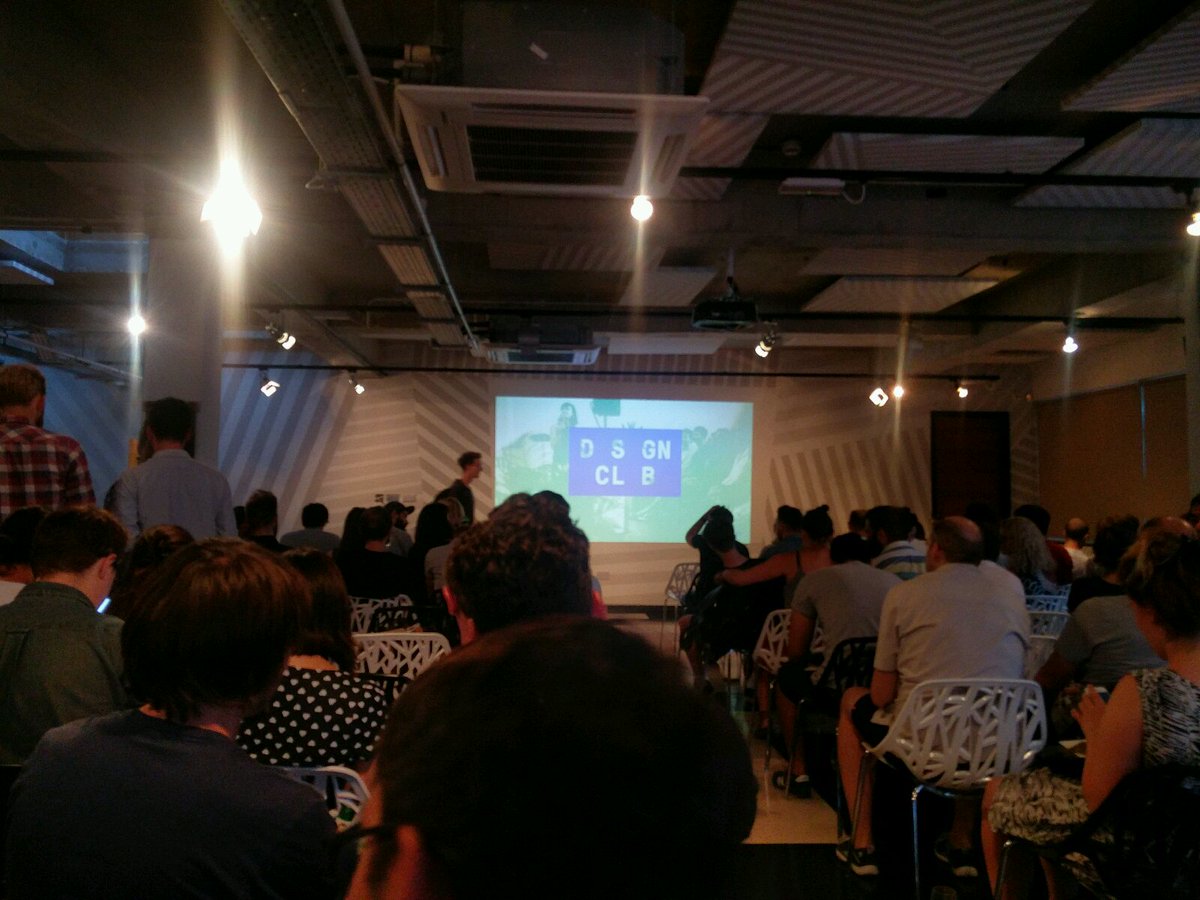 Great talks <a href="/_DesignClub/">Design Club</a> thanks <a href="/simonrohrbach/">Simon Rohrbach</a> <a href="/CourtneyMcNeil/">Courtney 🧀</a> &amp; <a href="/almonk/">almonk</a>