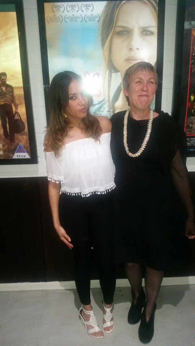 KiaJohnson1's tweet photo. Thank you #MegRickards when I heard my voice I was like #omgthatsme π #saproud @Tessfilm #capetownpremiere π https://t.co/G98rIeLiwg