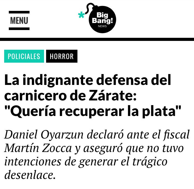 NicolasLucca's tweet photo. Lo indignante es subjetivo a cada persona. Para mí, indignante es titular así, por ejemplo. https://t.co/f7ljX1oFUV