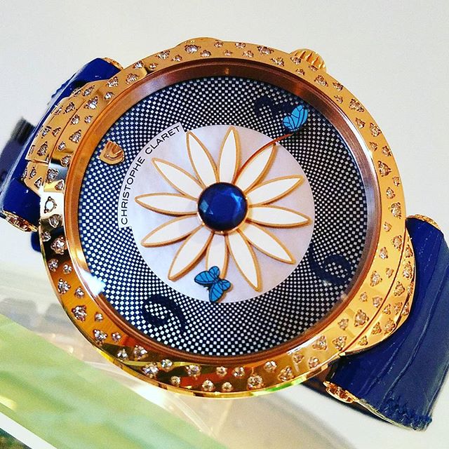 Picking flowers in Fall. Very Limited #3 shown of only 30. The exquisite Marguerite from <a href="/Claret_Time/">Christophe Claret</a>
