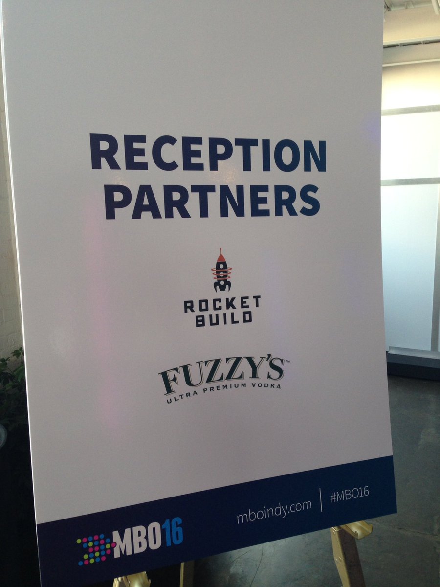 RocketBuild's tweet photo. #MBO16 it's almost reception time! https://t.co/lQu0jy9V0P