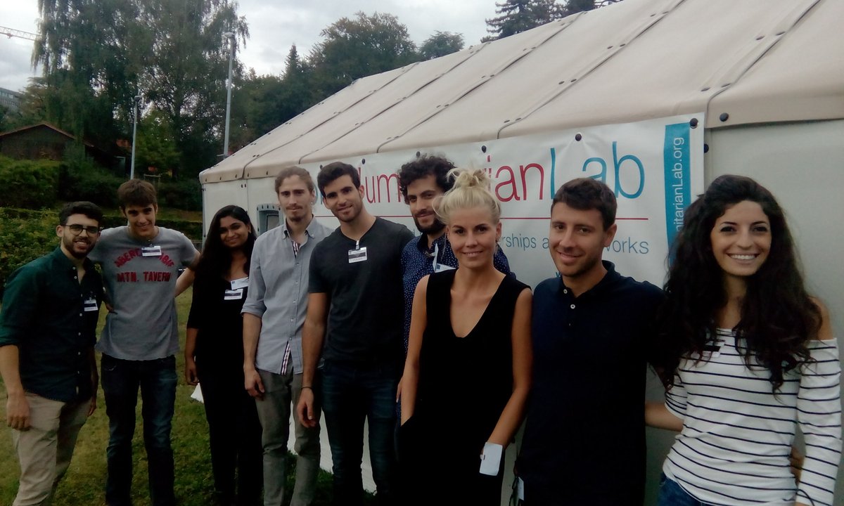 HScienceAdvisor's tweet photo. Emergency Housing Networks #CBICERN @CERN team learning about @Better_Shelter at @UNGeneva @HumanitarianLab https://t.co/A90o2LlkGO