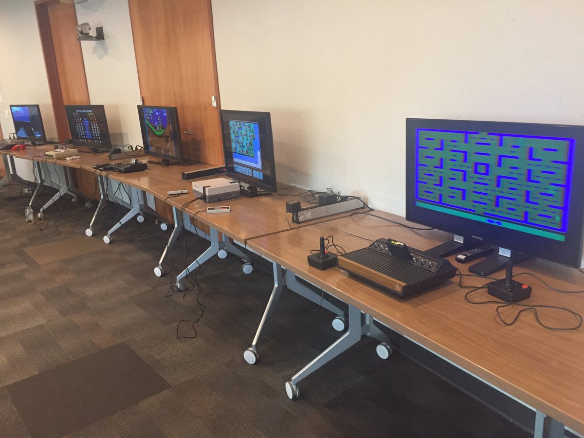 streamsystems1's tweet photo. All the games at #Techstock2016! #innovate #tech #Beakerhead
Atari 
Nintendo
Sega Genesis
Super Nintendo
Nintendo64 https://t.co/4cLZQO6sht