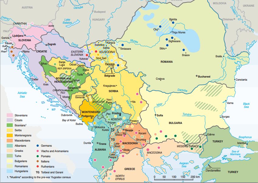 Mapa De Los Balcanes