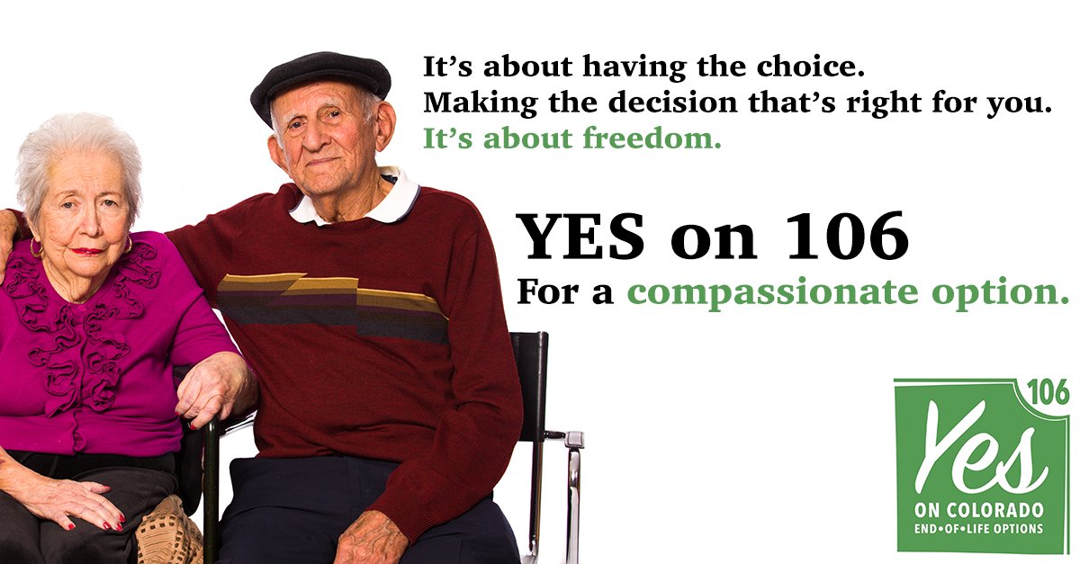 Options4CO's tweet photo. Expand freedom for terminally ill people in CO. Endorse #Prop106: https://t.co/TdzF4VWK9b #COpolitics #Options4CO https://t.co/Eo21fu0gY9