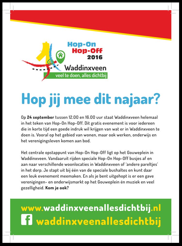 Kom jij ook! #HoponHopoff #tour #waddinxveen <a href="/Wveendichtbij/">Waddinxveen dichtbij</a> wonen 24 september <a href="/WonenadPlasweg/">de Warande Waddinxveen</a> <a href="/gouwestadm/">Gouwestad Makelaars</a>