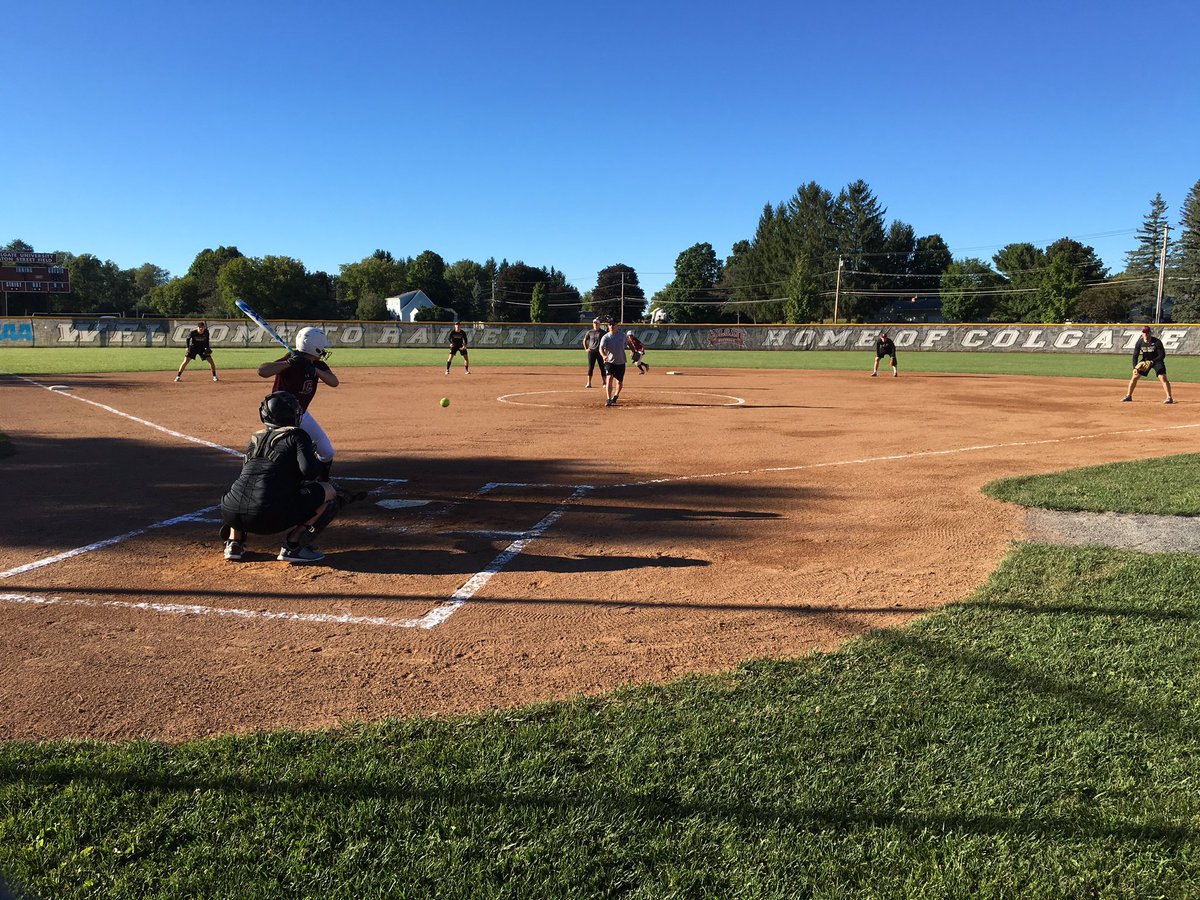 ColgateMIH's tweet photo. The boys are taking on @ColgateSoftball today with the legendary @DonDvaughan in the circle! https://t.co/ZUL72tLoOM