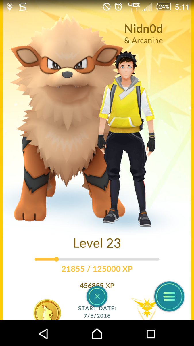 TrainingCampPod's tweet image. Would you mess with this perfect IV Arcanine?