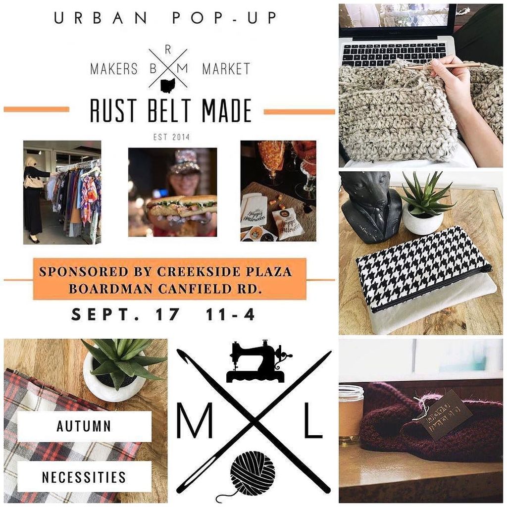 RustBeltMade's tweet photo. Autumn. Flannels. Scarves.

Cannot wait for @marylenke's beautifully handmade scarves &amp; cl… https://t.co/WjBng0vbiy https://t.co/TCUX82ZXI1