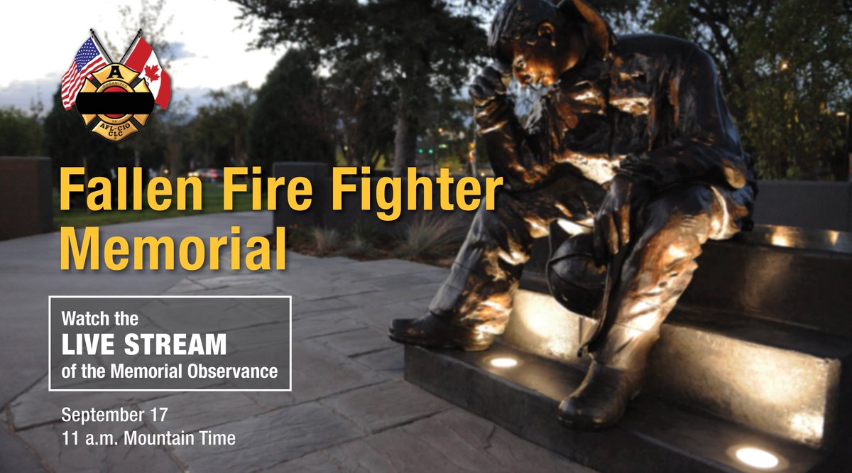 TPFFA's tweet photo. TPFFA representatives are in Colorado to honour the fallen. More: https://t.co/ebzbtwXkFs #FallenFireFighter16 https://t.co/LQtD08wCZJ