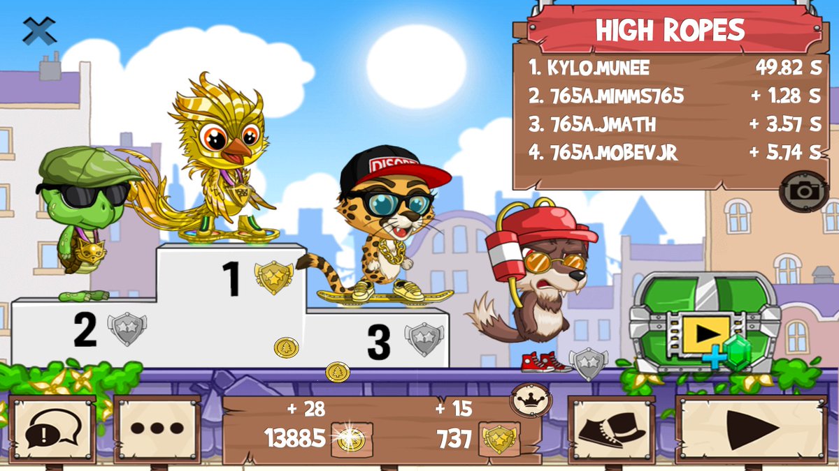 Munee_1's tweet image. They couldn&apos;t manage to take Me down when there was 3 of the... embarrassing #funrun2 #mimms765 #Jmath #mobevjr