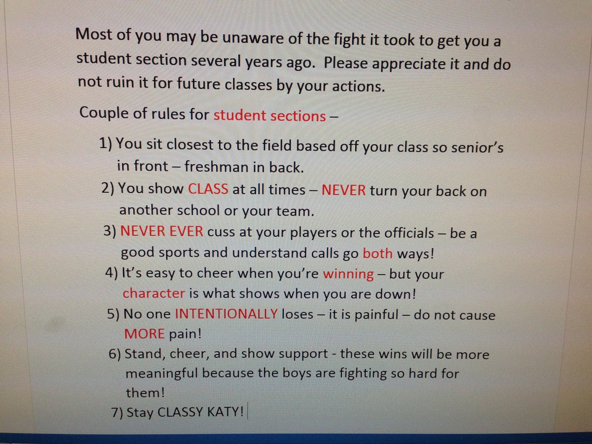 TaanyaB's tweet photo. @KatyJungle so excited to see your school spirit tomorrow! #letsgetthisthingstarted #katyproud #grindfor9 https://t.co/39FCtpIq0b