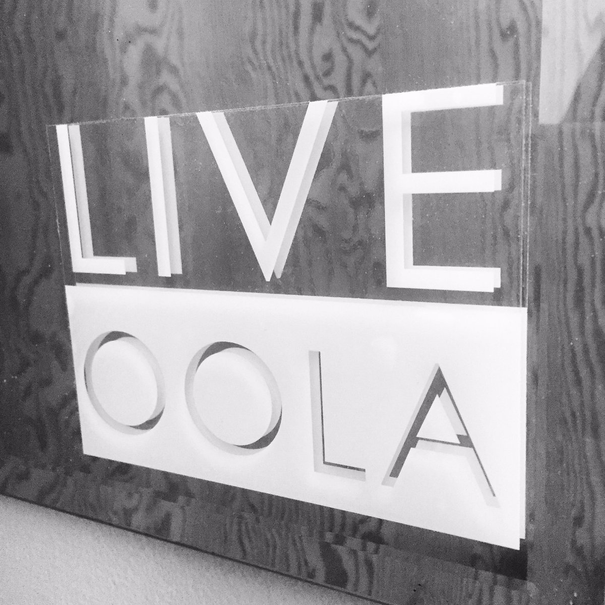 Keep this baby on my mirror to remind myself everyday to #liveoola 💙