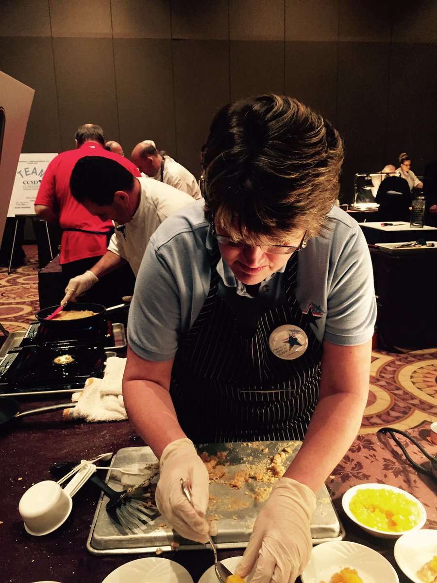 ClarkCountyNV's tweet photo. Two minutes to go! Final touches on our #EmergencyKitCookoff dish.Learn how to build a kit: https://t.co/dMJj1HIzjX https://t.co/9SeROfp23X