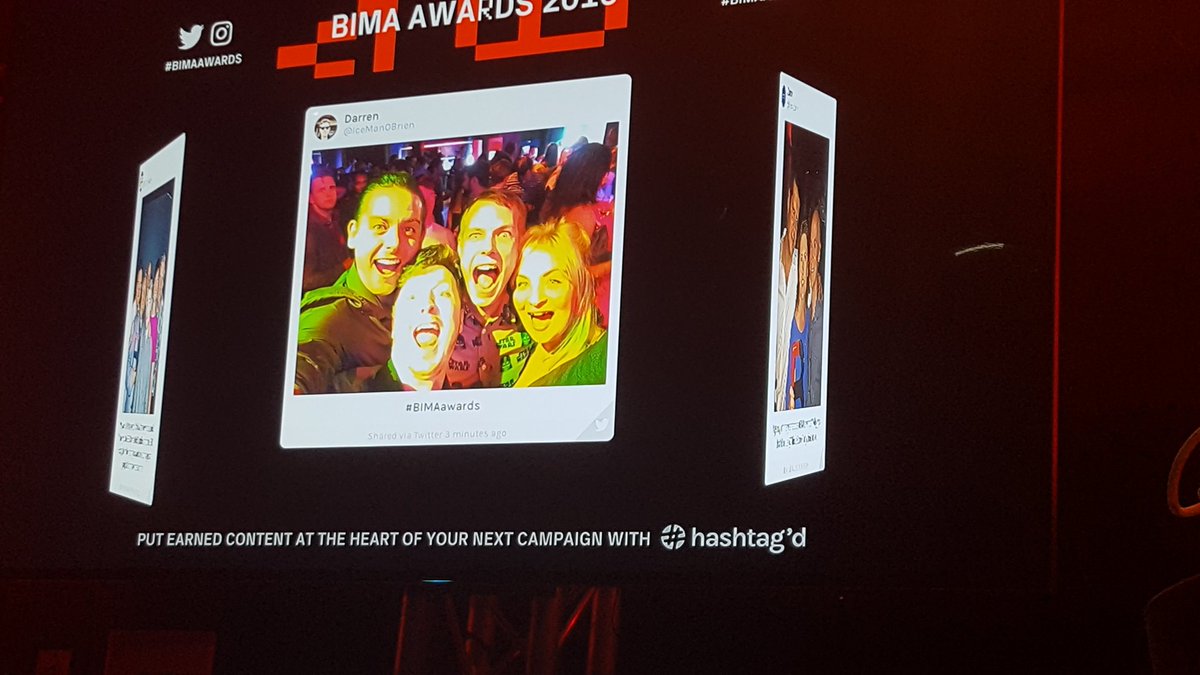 Eaglelabsmatt's tweet photo. Twitception #BIMAawards https://t.co/BugArzNJtJ