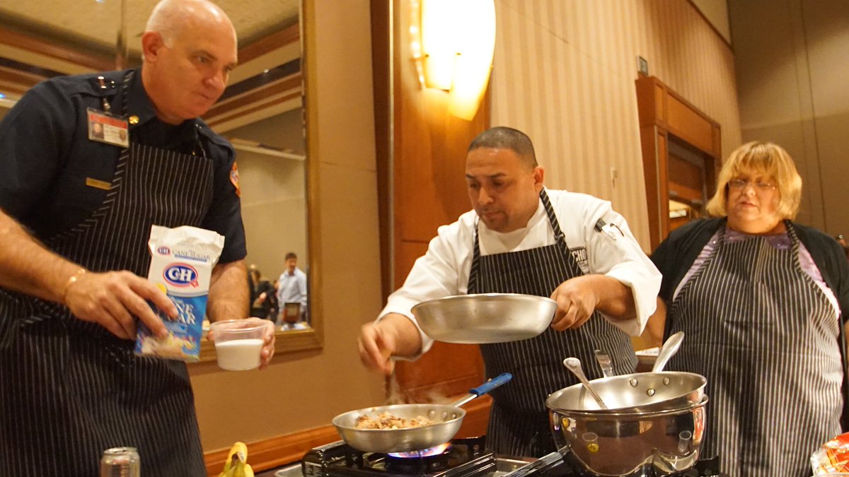 MGMResortsIntl's tweet photo. Chef Juan Saldana @MGMGrand's @hechoenvegas partnered w/ @ClarkCountyFD to create an #EmergencyKitCookoff dish. https://t.co/i7cGOnsyVD