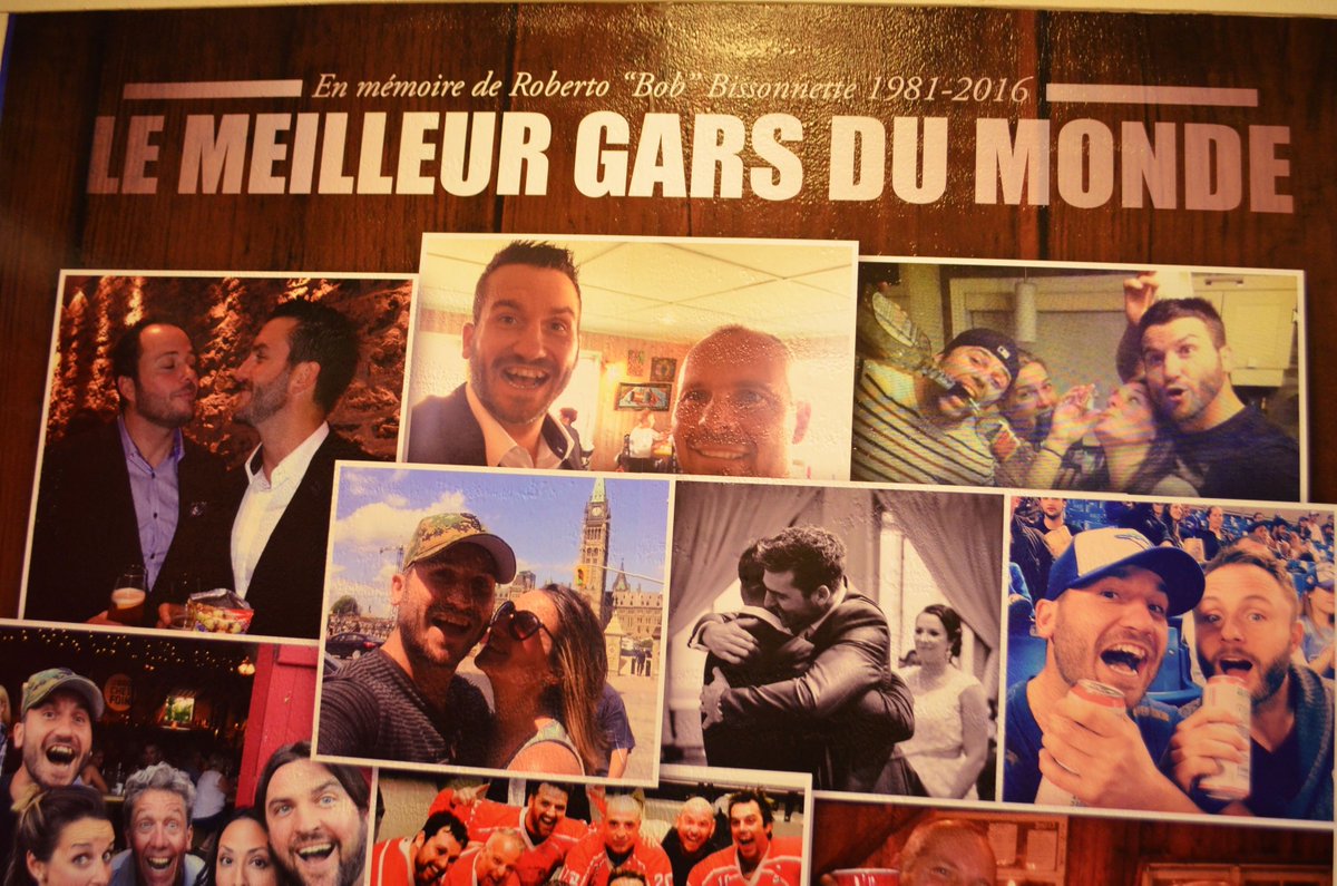 CharlesLalande_'s tweet photo. Chapelle ardente pour le «meilleur gars au monde» https://t.co/RZ1gewFY7p #RIPBobBissonnette https://t.co/EnC9sOrwpu
