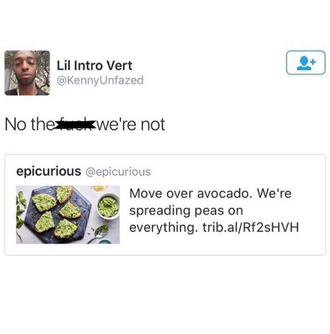PrimalKitchenCo's tweet photo. Crying over this! 😂 #avocados4life #headavoheels #funnyaf #editedfortinyeyes https://t.co/geD5zp7TBl https://t.co/tFrjIfAcP8