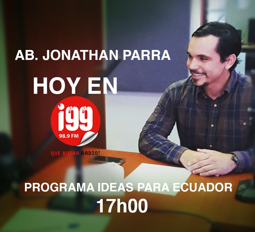 Te invito a escuchar en breve la entrevista en <a href="/radioi99/">Radio i99 98.9FM</a> en Ideas Para Ecuador. <a href="/MashiRafael/">Rafael Correa</a> <a href="/viviana_bonilla/">Viviana Bonilla</a>