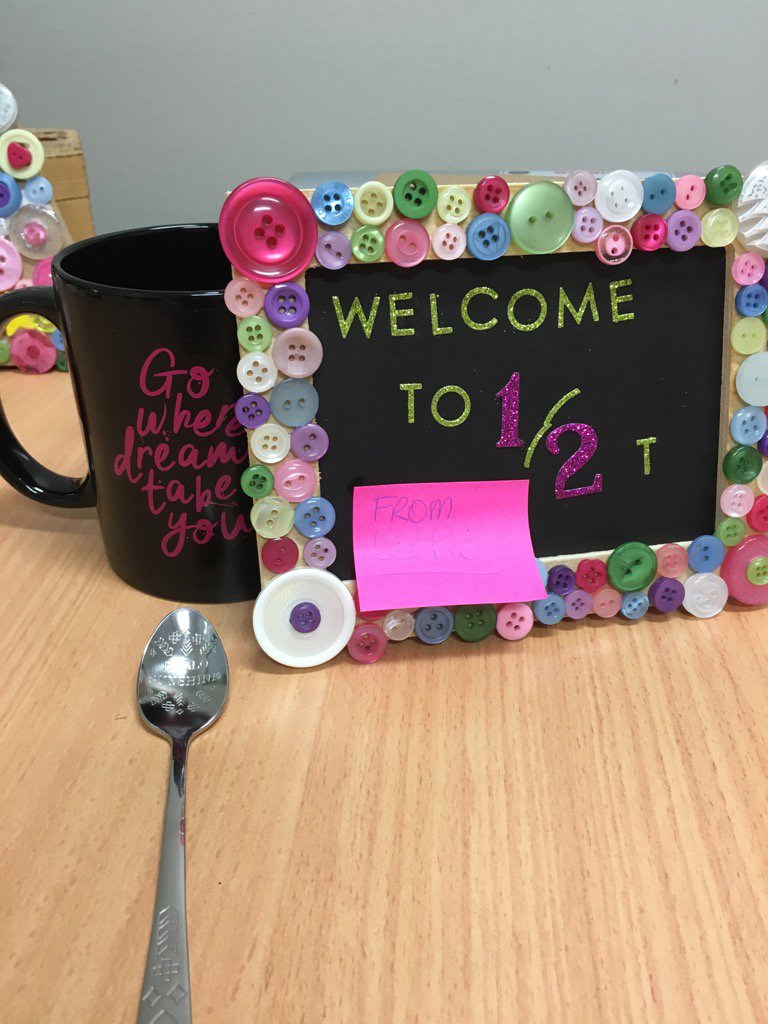 A little Friday inspiration. A sweet gift left on my desk from a creative Yr 1 student. Happy Friday!