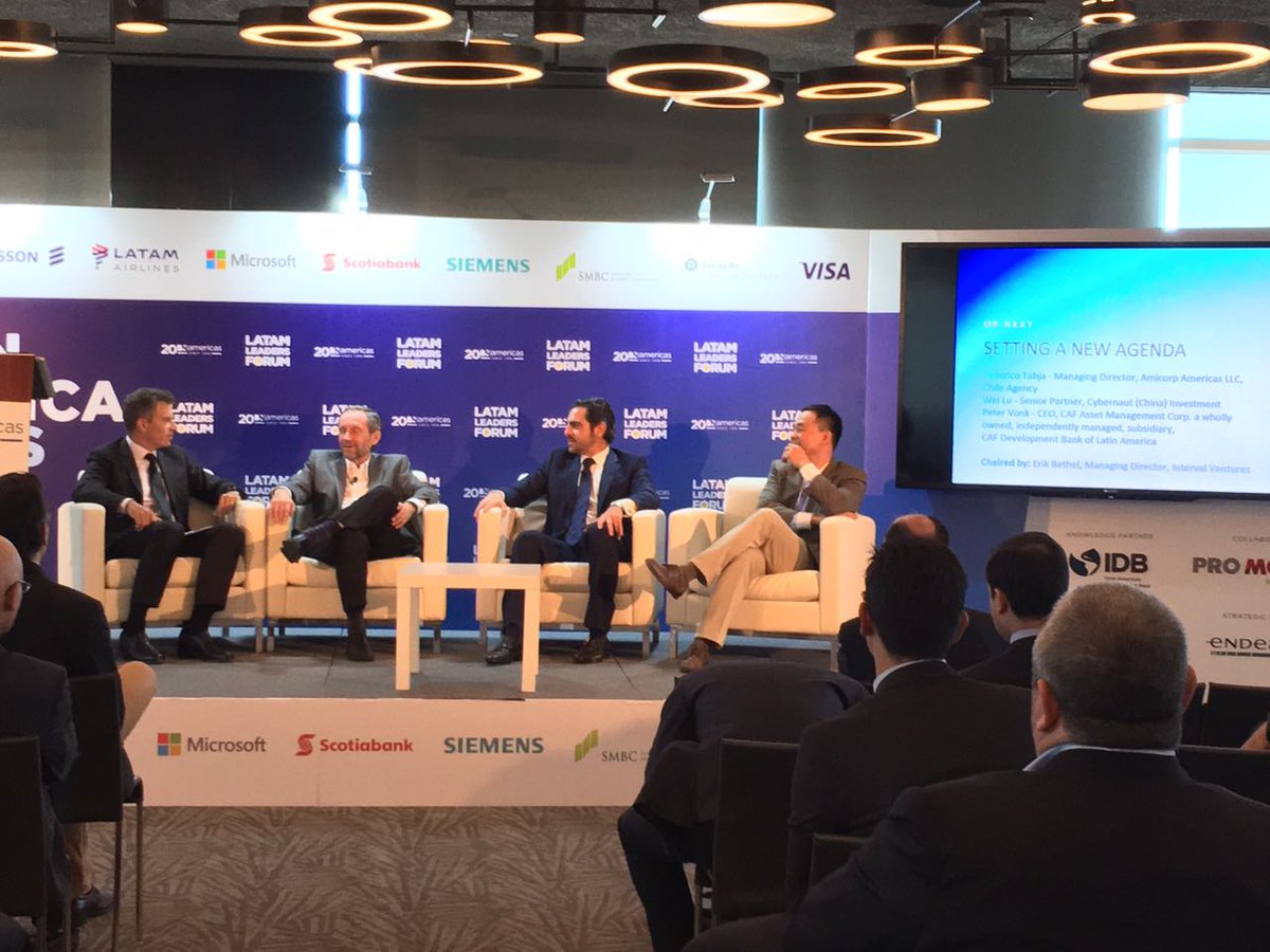 bnamericasevent's tweet photo. What's the future between LatAm and Asia?SETTING A NEW AGENDA with #Cybernaut #Amicorp @AgendaCAF at #LatamMeetsHere https://t.co/4U4fkj4U7A
