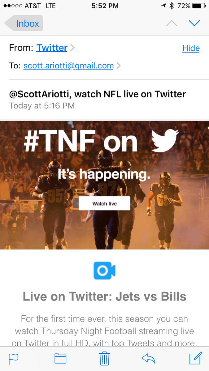 ScottAriotti's tweet photo. Apparently twitter hasn't heard about my #BoycottTheNFL hashtag https://t.co/SZ7OcBtyTf