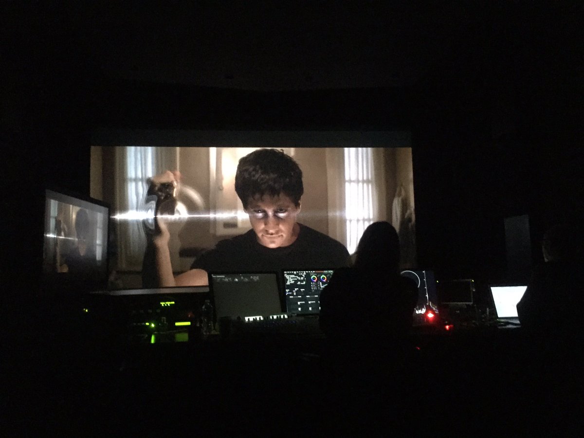 JRichardKelly's tweet photo. 4K restoration of #DonnieDarko in progress at Deluxe. 😀😀😀@ArrowFilmsVideo @StevenPosterASC https://t.co/RJioblC5M9