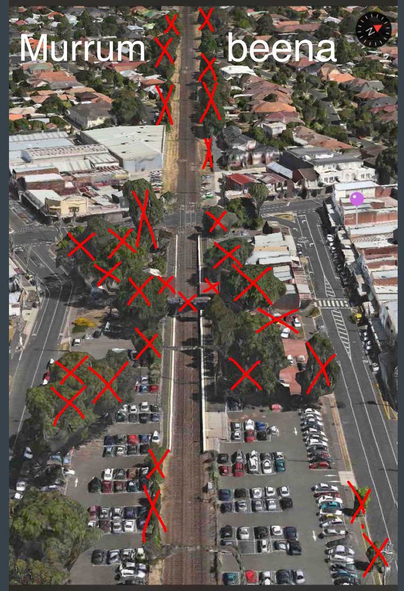 LMurrumbeena's tweet photo. Total #skyrail carnage over the 2 suburbs I grew up in. Both lost. What a shame #murrumbeena https://t.co/y6vw7QlNgT