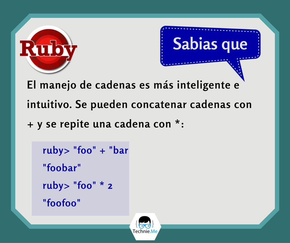 TechnieAcademy's tweet photo. #TechnieMe te da #tips de #Ruby:
https://t.co/VQqlRsqPfk #Expresahoy #ANCYCH #Cursos https://t.co/nfW1PJhUbE
