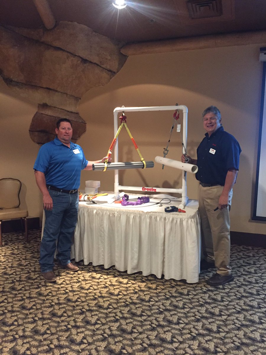 NevWireless's tweet photo. Thank you Scott Walls, Black &amp; Veatch and Jim DuCharme, Crosby for the training today. #rigging #safety #NevWA https://t.co/5pfOlaJr32